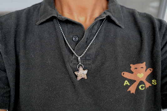 Cheetah Agate Wonky Star