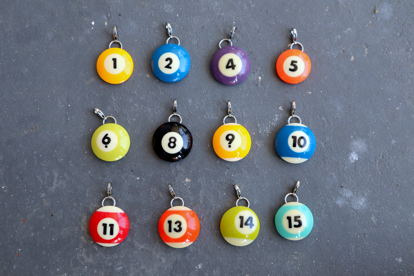 Pool Charm: Classic 8