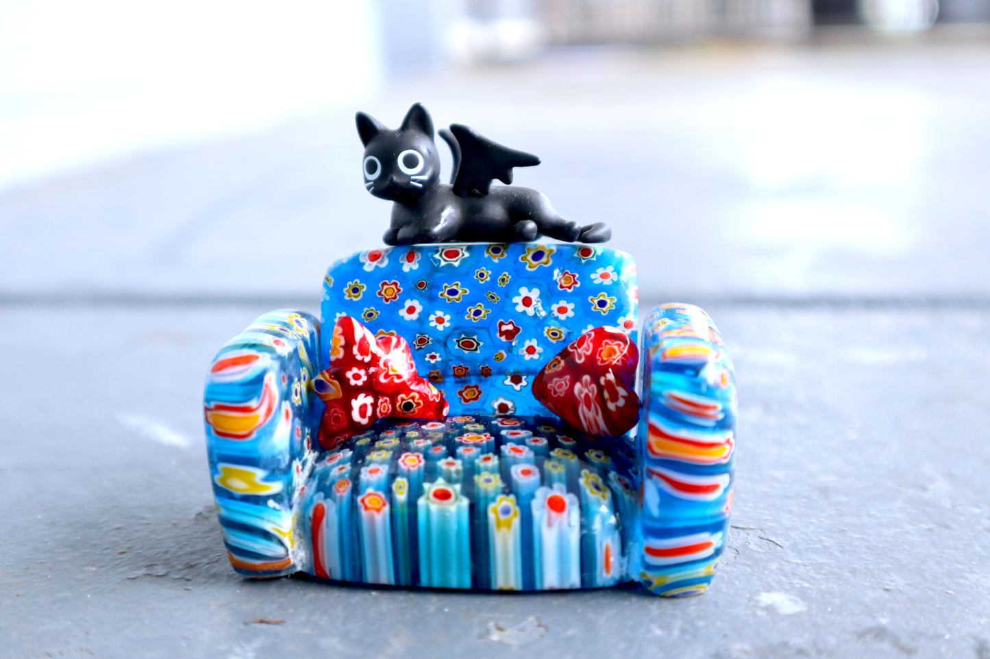 Mille Glass Couch