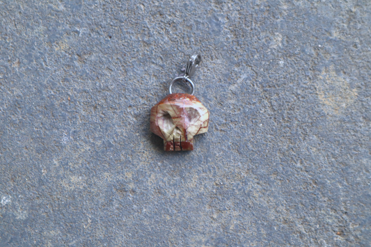 Spiderweb Rhyolite Skull Face