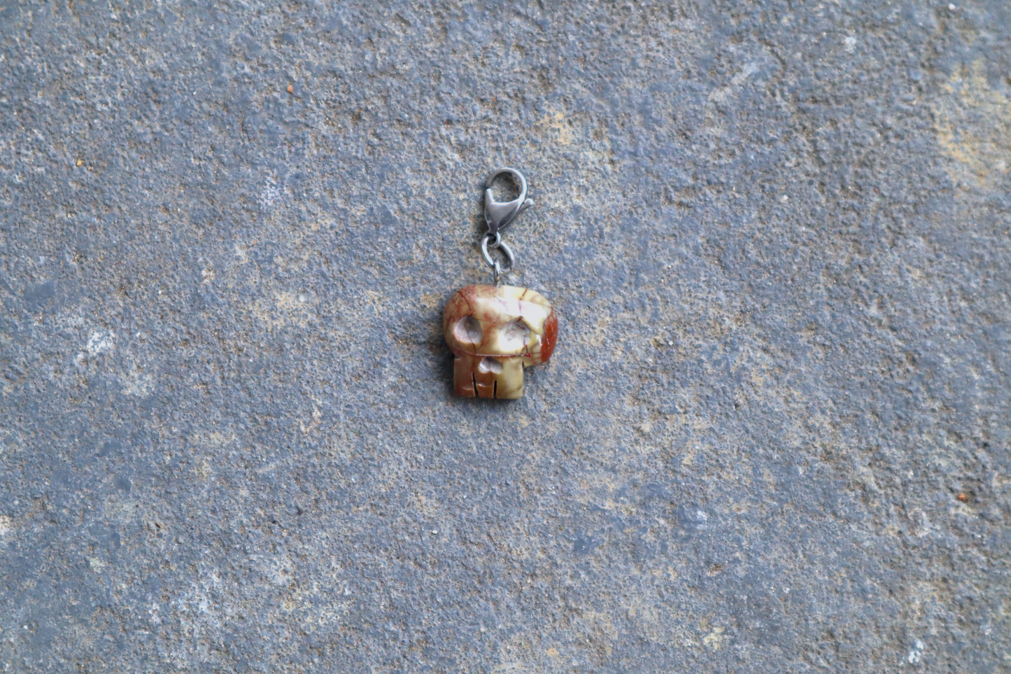 Spiderweb Rhyolite Skull Face