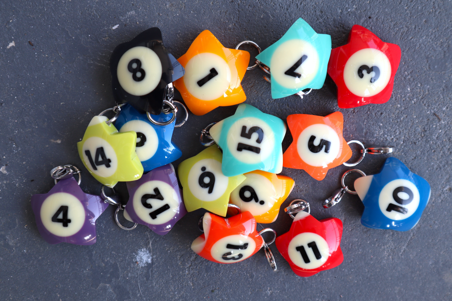 Pool Charm: Wonky Star 8