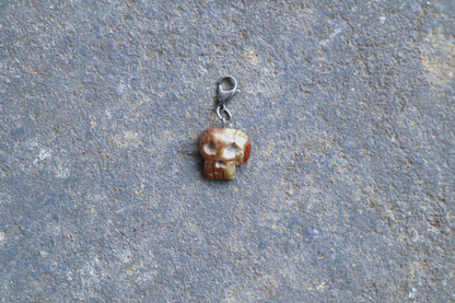 Spiderweb Rhyolite Skull Face