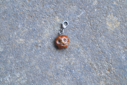 Spiderweb Rhyolite Skull Face
