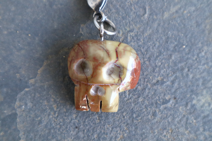 Spiderweb Rhyolite Skull Face